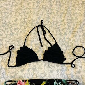 San Lorenzo Ruffle Bikini Top Size XS